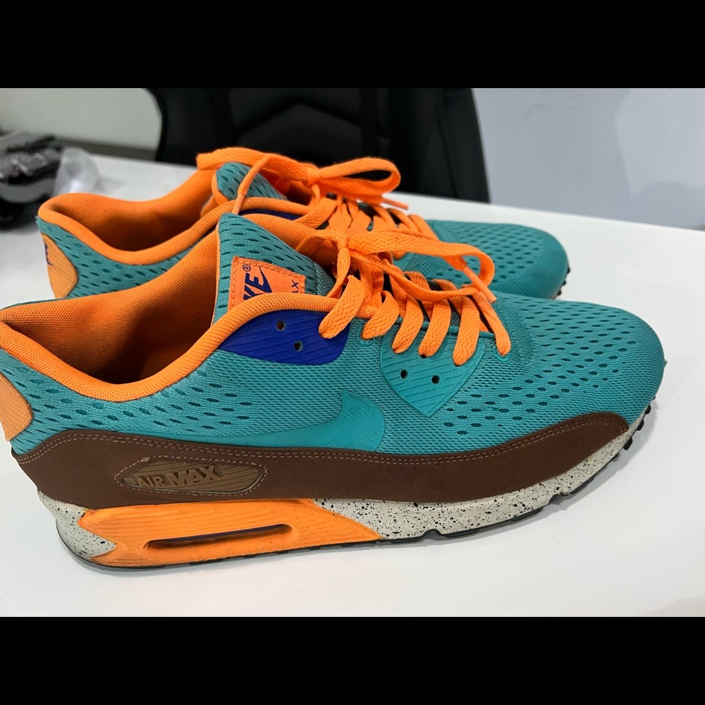 Nike Air Max 90 EM - Blue/Orange-Brown
